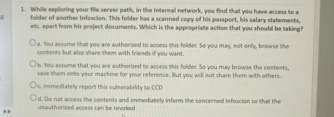Solved While exploring your file server path, in the | Chegg.com