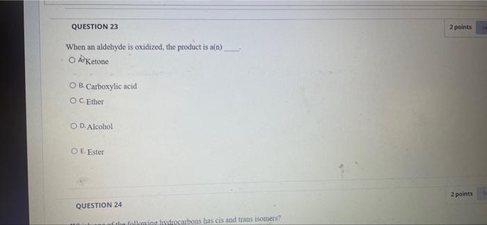Solved QUESTION 33 2 points Use the following standard | Chegg.com