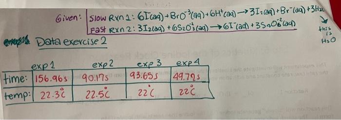 Solved First pic is from experiment here is the data we | Chegg.com