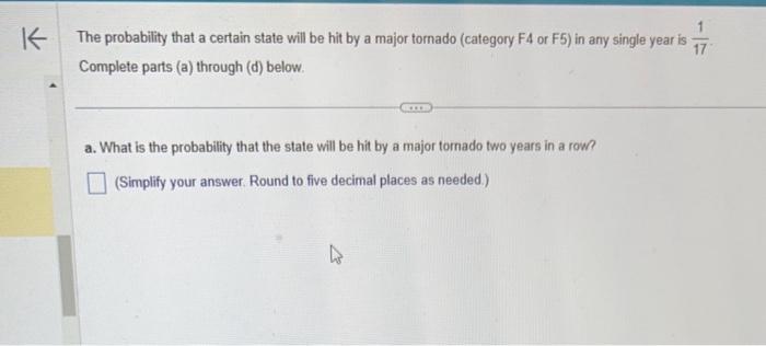 Solved The Probability That A Certain State Will Be Hit By A Chegg Com