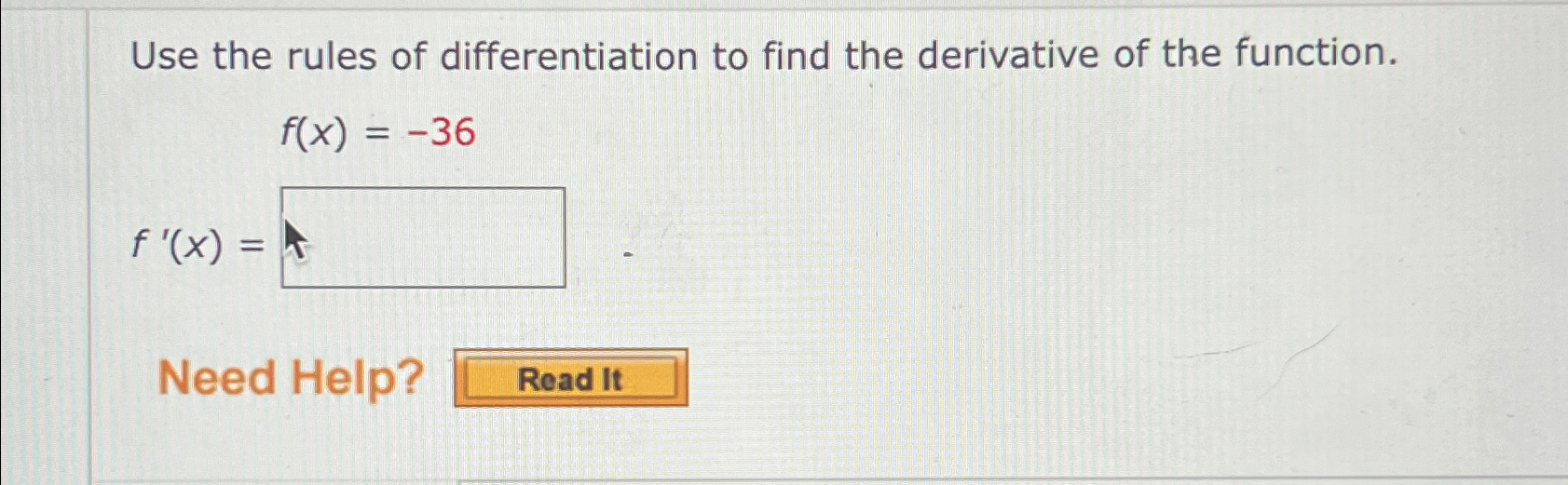 Solved Use the rules of differentiation to find the | Chegg.com