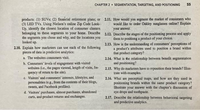 Market Segmentation (OE3&4) - Kahly'S Marketing Concepts