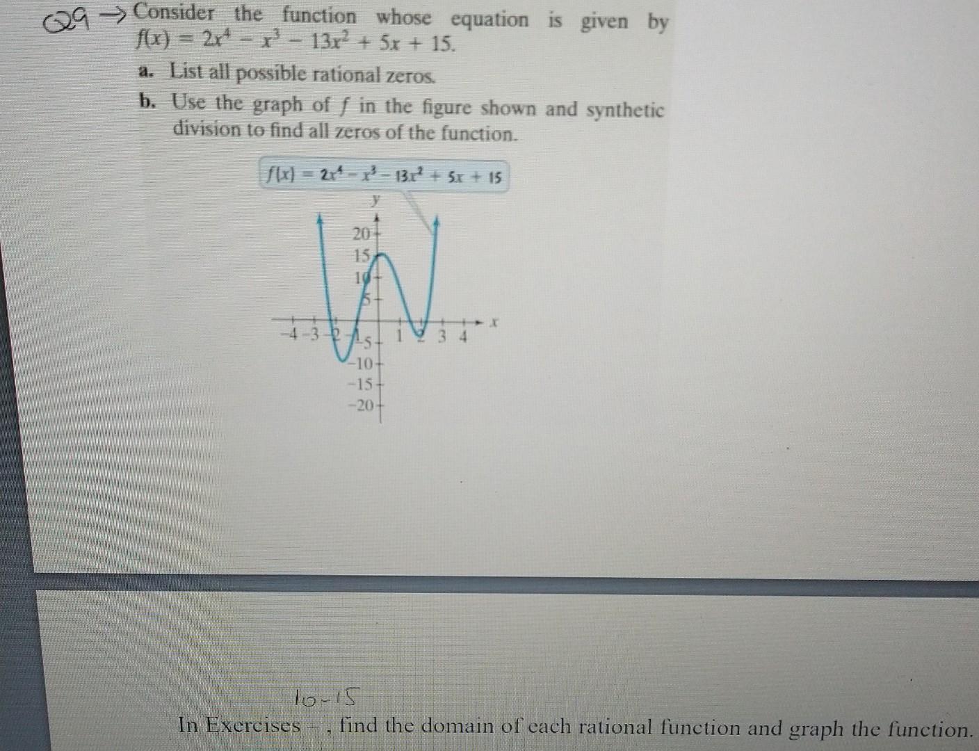Solved 09 > Consider the function whose equation is given by | Chegg.com