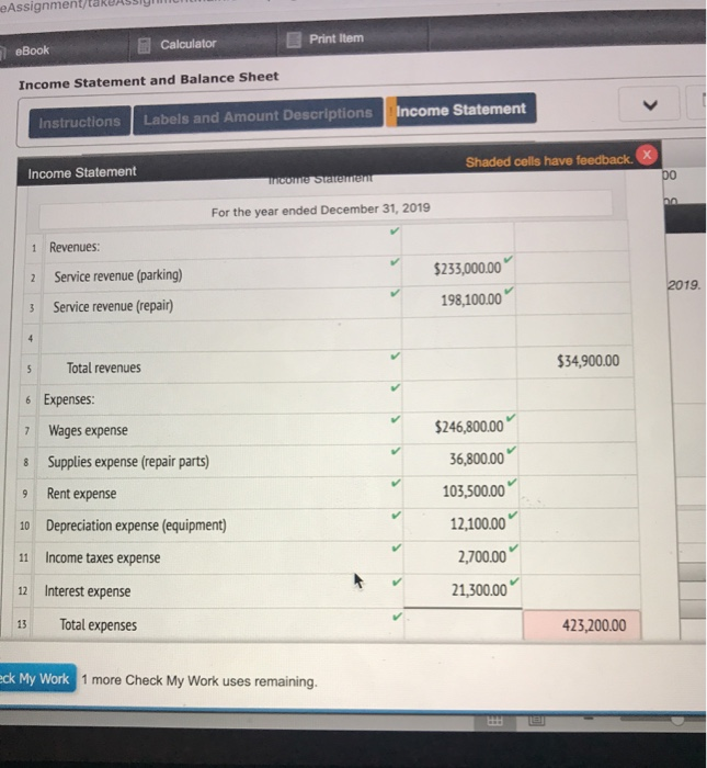 Solved Ebook Income Statement And Balance Sheet Income Chegg Solved Ebook Income Statement And Balance Sheet Income Chegg