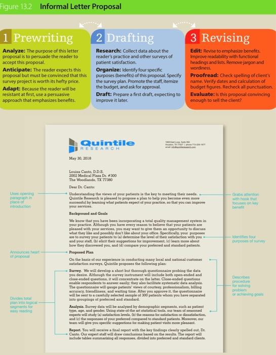Solved \r\n1 Prewriting Analyze: The purpose of this letter | Chegg.com