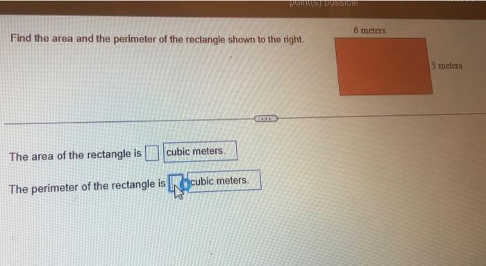 how to find the area of a rectangle with just the perimeter