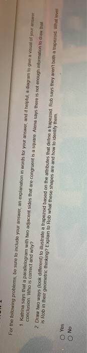 Solved For the following problems, be sure to include your | Chegg.com
