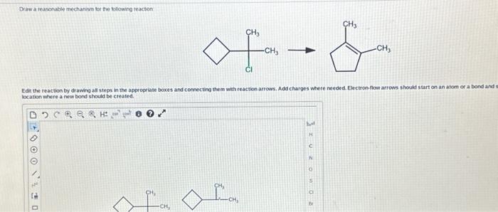 Solved Propose a mechanism for the following reaction: Draw | Chegg.com