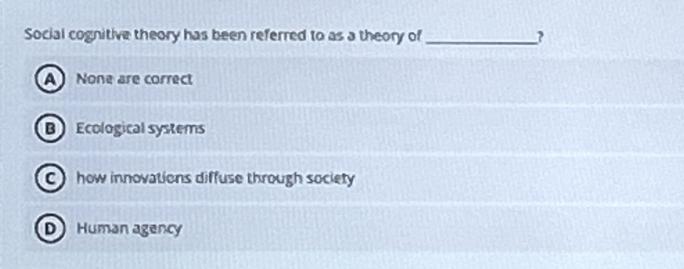 High Quality SOLUTION Social cosnithe theory has been referred to as a ...