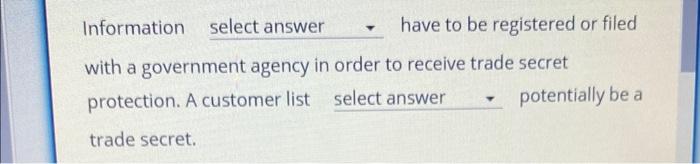 assignment case problem analysis 08.1 trade secrets