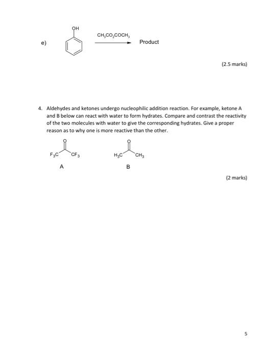 Solved The first part is to show the mechanism and the | Chegg.com