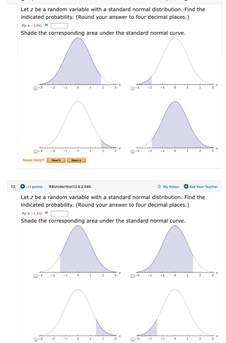 Solved Let z be a random variable with a standard normal | Chegg.com