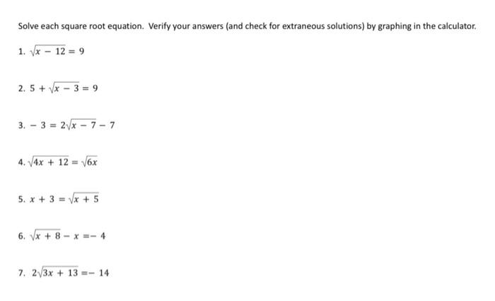 Extraneous on sale solution calculator