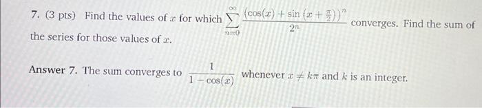 Solved answer is given, but I want the work to see how to | Chegg.com
