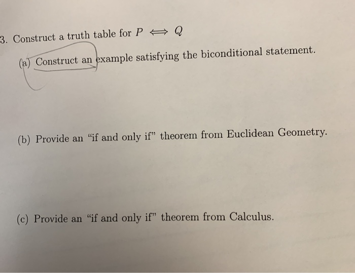 Geometry Truth Tables Examples Elcho Table