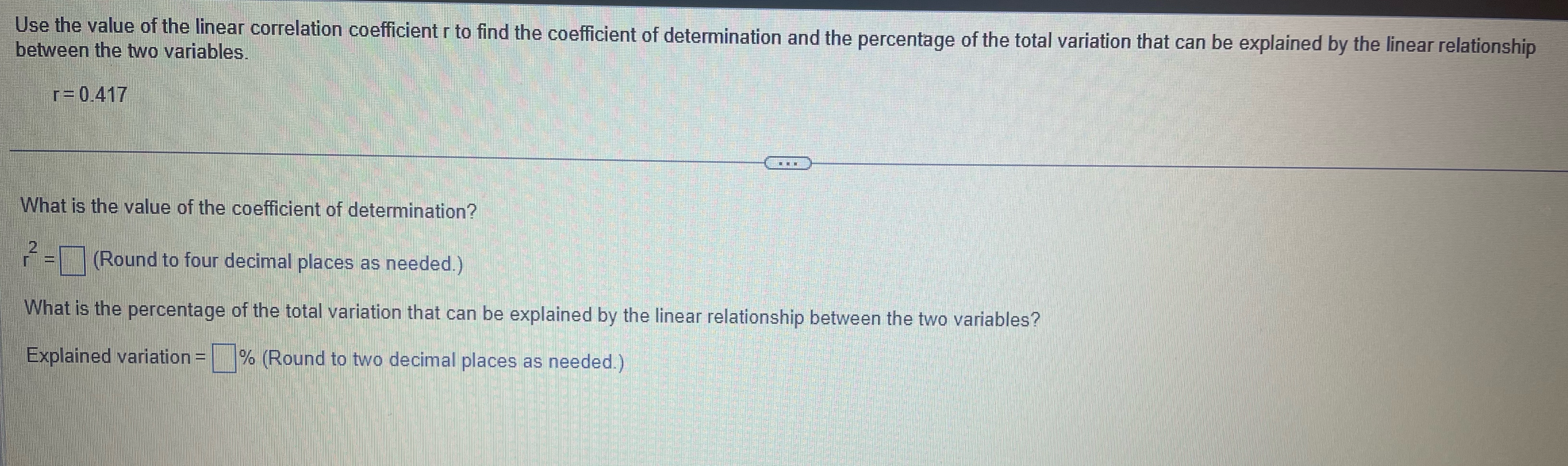 Solved Use the value of the linear correlation coefficient r | Chegg.com