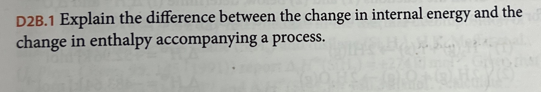 Solved D2B. 1 ﻿Explain the difference between the change in | Chegg.com