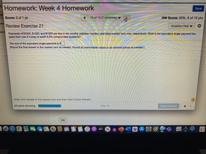 Solved Homework: Week 4 Homework Save wo Score: 0 of 1 pt 15 | Chegg.com