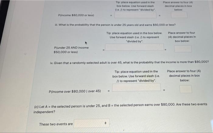 Solved The table below describes the adult population of a | Chegg.com