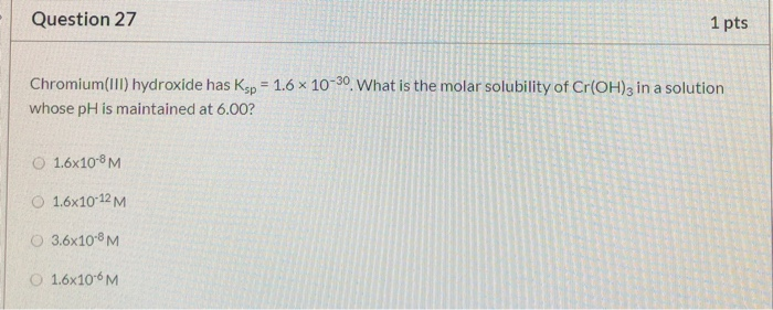 chromium sulfate solubility