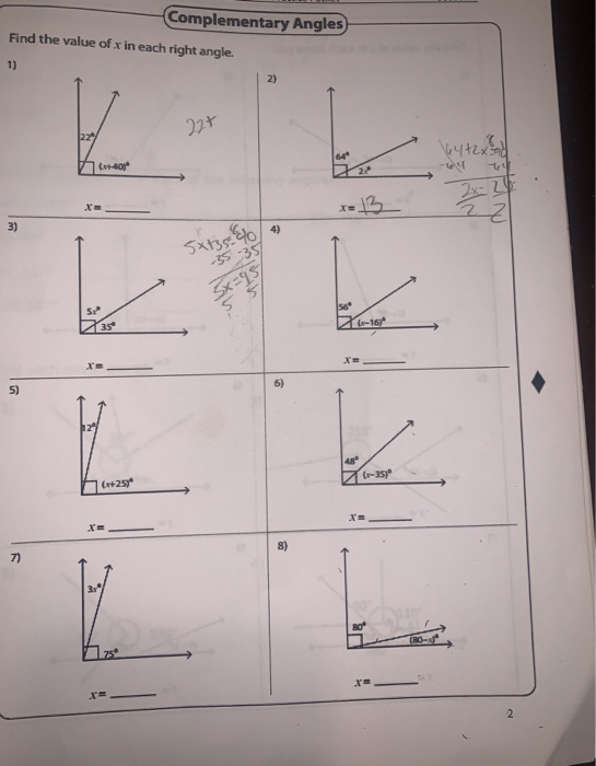 solved-complementary-angles-find-the-value-of-x-in-each-chegg