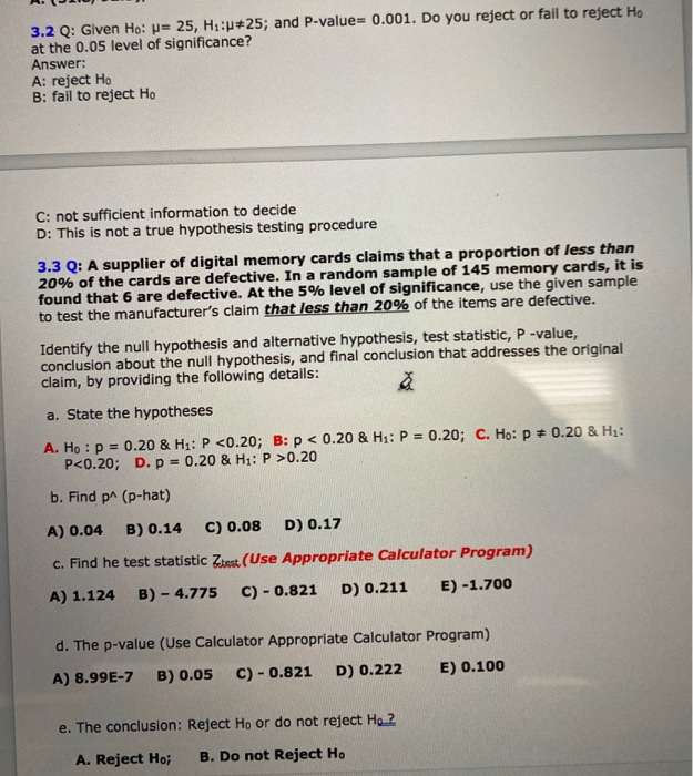 Solved 2 4 The Negative Critical Value For A Two Tailed Chegg Com