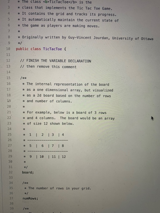 Solved PLS HELP ME WITH THIS JAVA CODE OF GAME X's AND | Chegg.com