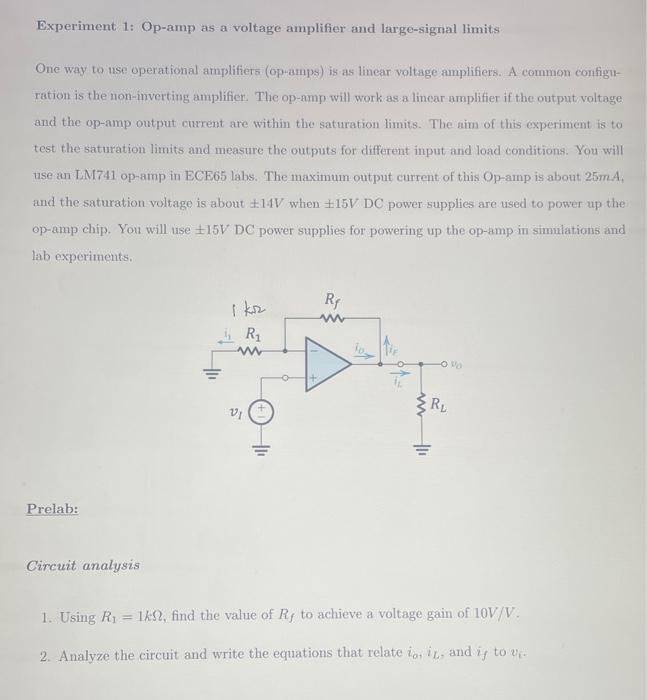 op amp experiment conclusion