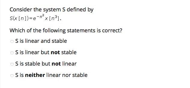 Solved D D Using the following systems: S consider the | Chegg.com