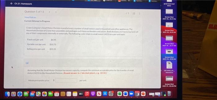 Solved Ch 21 Homework Code -/1 Question o13 View Polder | Chegg.com