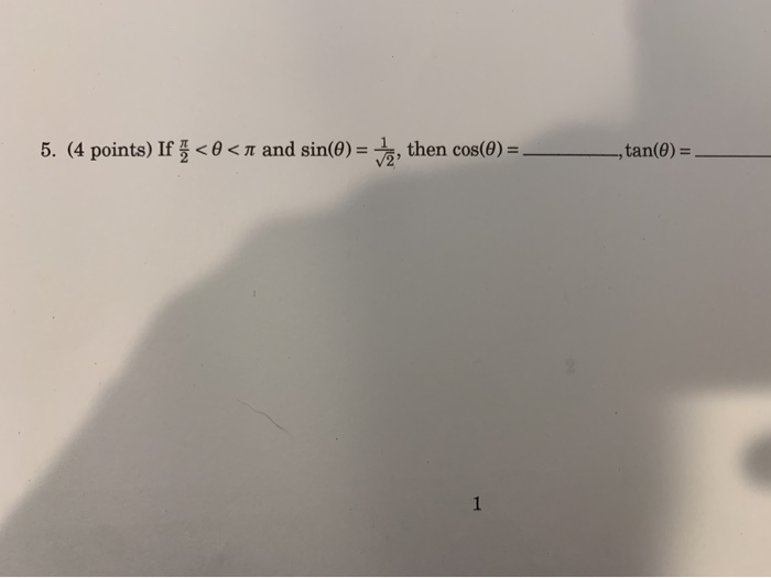 Solved 5. (4 Points) If | Chegg.com