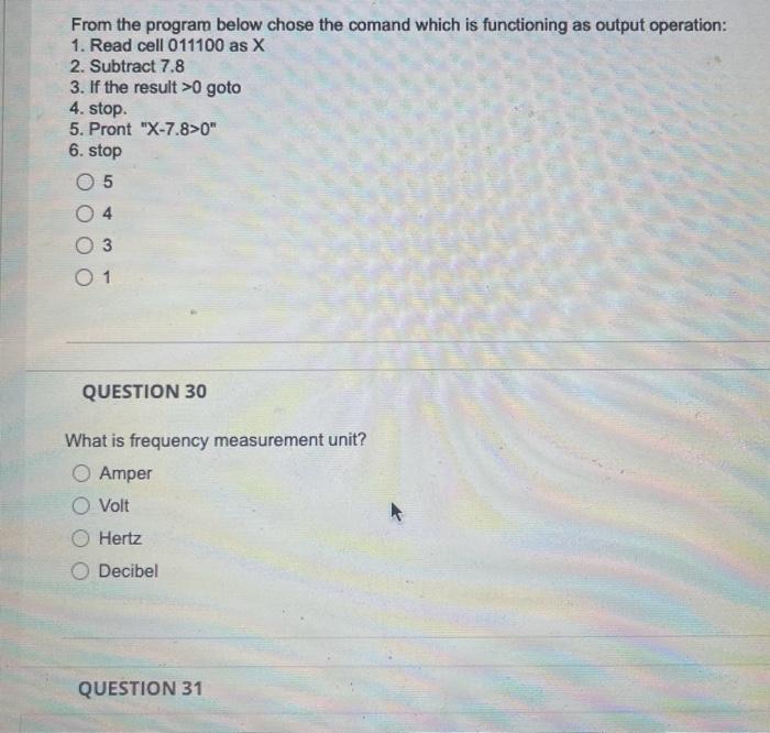 Solved Question 25 Match Millisecond Microsecond Nanosecond 