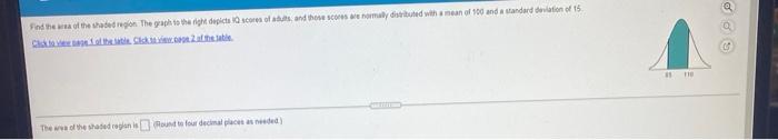 Solved Find the wea of the shaded on the graph to the right | Chegg.com