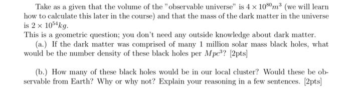 Solved Take as a given that the volume of the 