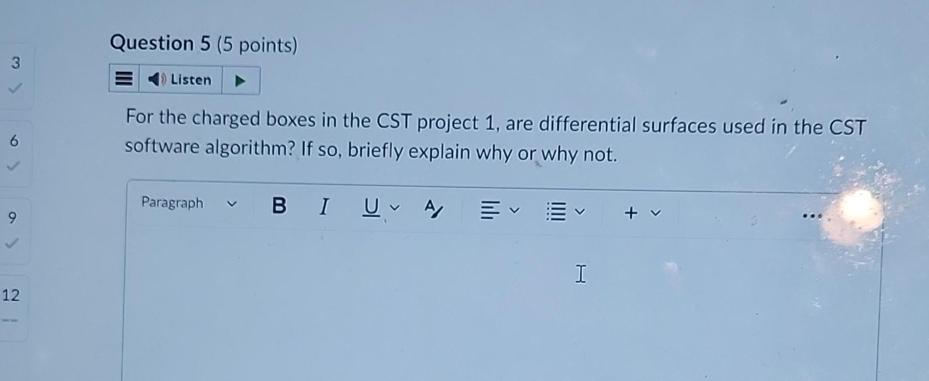 Solved For the charged boxes in the CST project 1 , are | Chegg.com