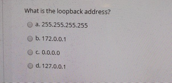 what is the loopback address