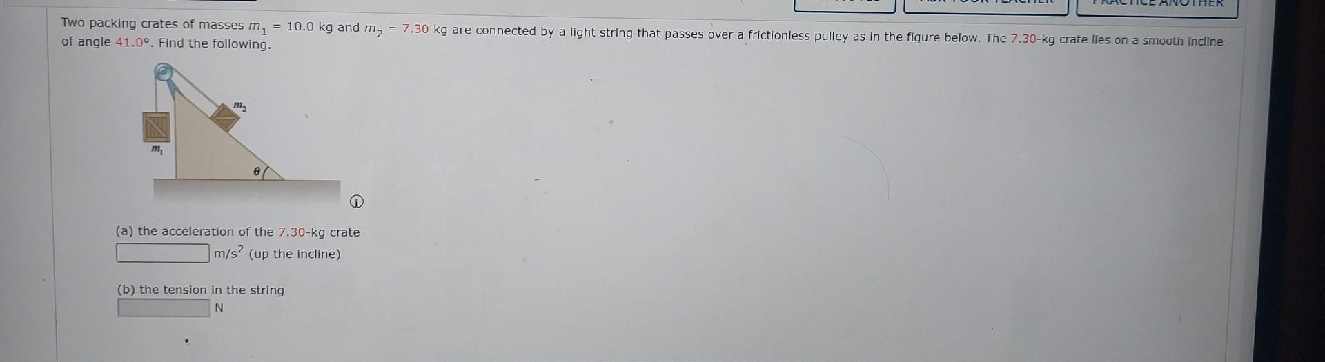 Solved Of Angle 41.0∘. Find The Following. (a) The | Chegg.com