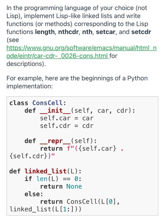 Solved In the programming language of your choice (not | Chegg.com