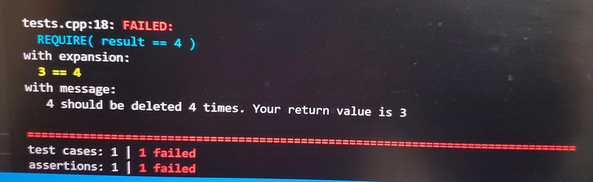 Solved [4] Make the program that deletes one element in the | Chegg.com