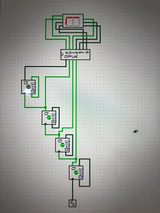 Solved Currently, the circuit below counts from F to 0. | Chegg.com