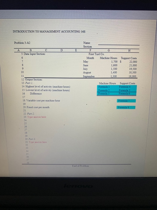 Solved INTRODUCTION TO MANAGEMENT ACCOUNTING 16E Problem | Chegg.com
