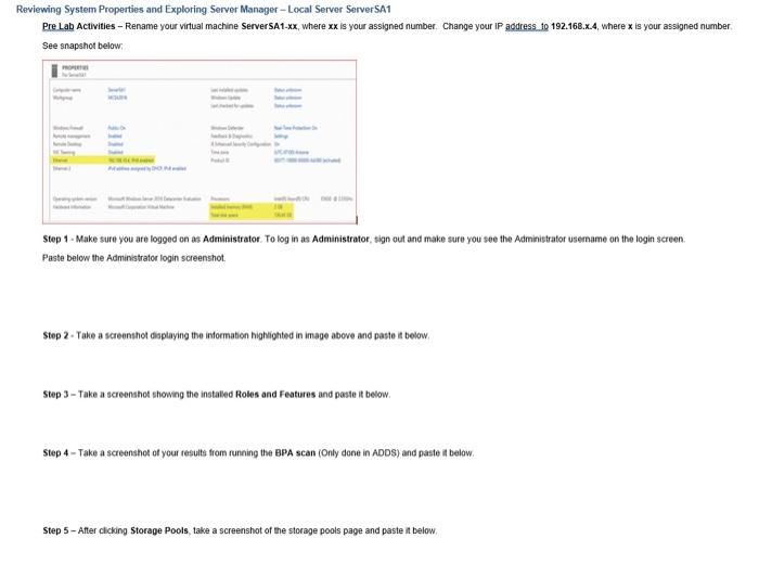 Reviewing System Properties And Exploring Server Chegg Com