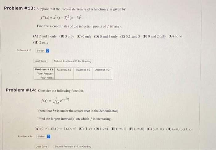 Solved Problem #13: Suppose that the second derivative of a | Chegg.com