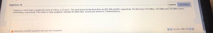 Solved Question 18 2 points Save kre Suppose a stack inder | Chegg.com