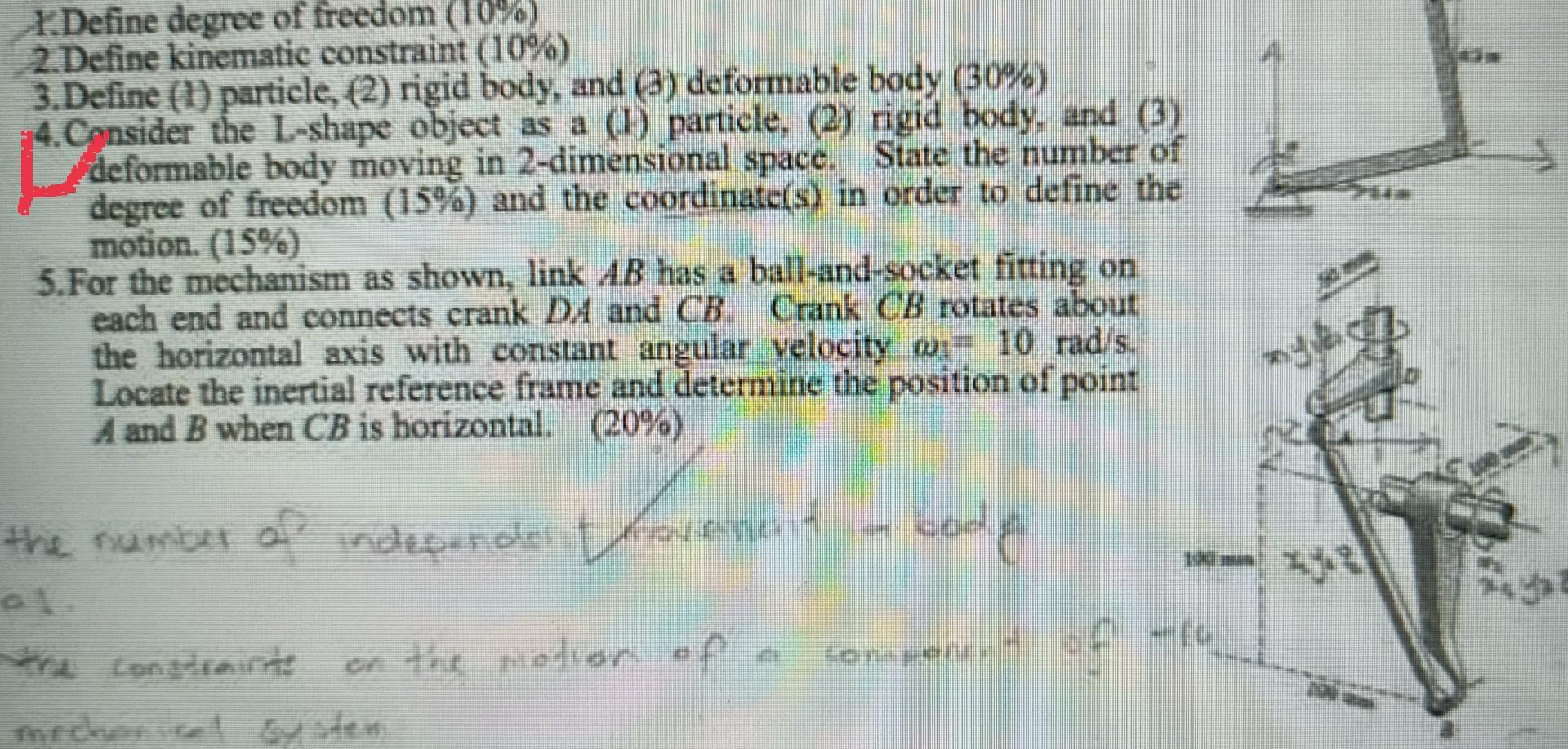 Solved X Define Degree Of Freedom 10 2 Define Kinematic Chegg solved-x-define-degree-of-freedom-10-2-define-kinematic-chegg
