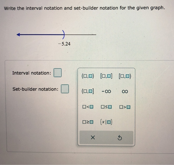 Solved Write The Interval Notation And Set Builder Notation Chegg Com   Image 