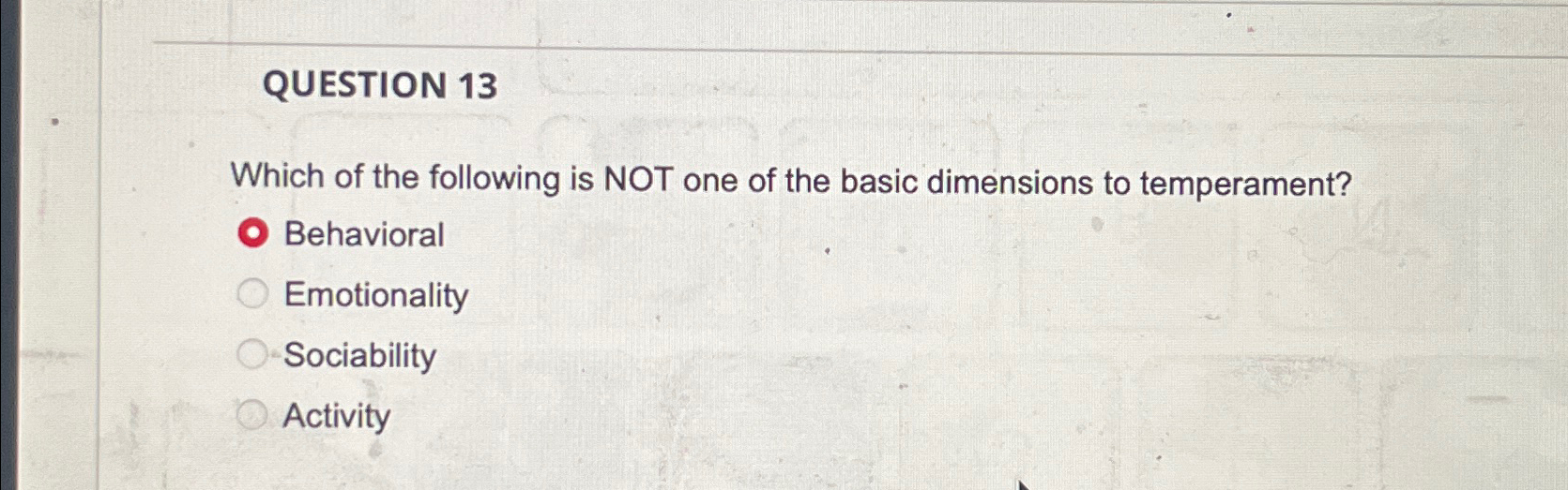 Solved QUESTION 13Which of the following is NOT one of the | Chegg.com