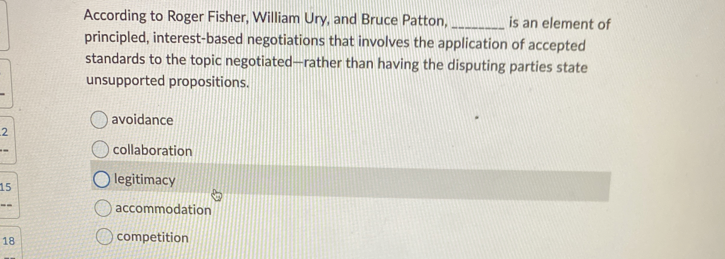 Solved According to Roger Fisher, William Ury, and Bruce