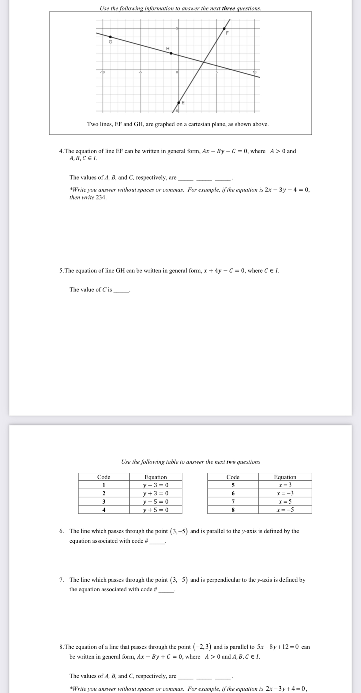 Solved Use the following information to answer the next | Chegg.com