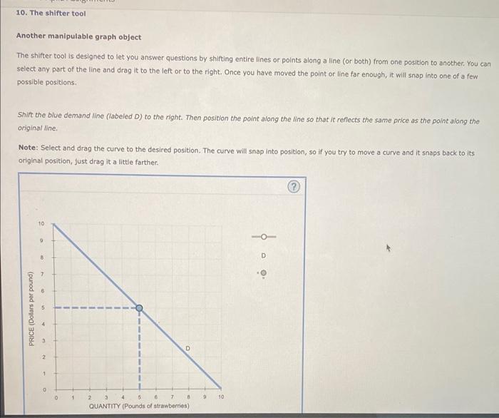Solved another manipulable graph object the shifter tool is chegg